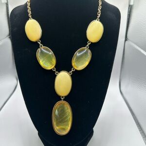 Trifari Yellow and Gold Necklace
